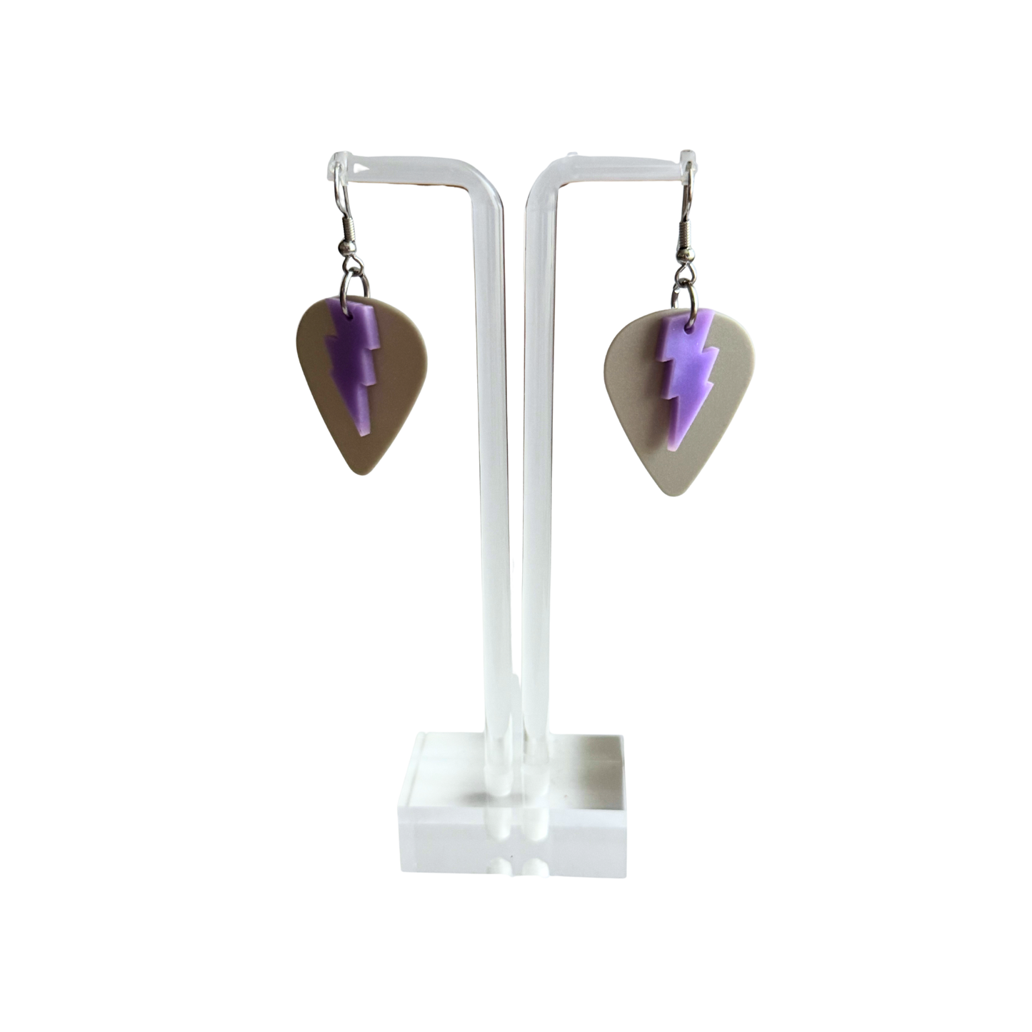 Lavender Haze Rock Star Earrings