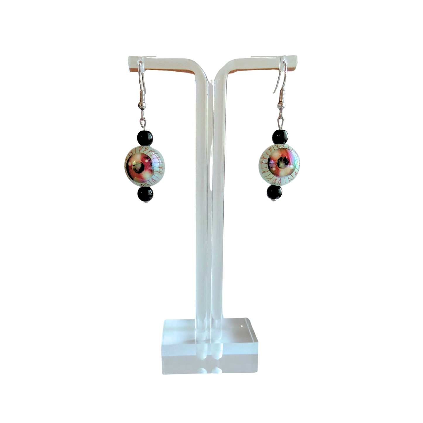 Red Monster Vision Earrings