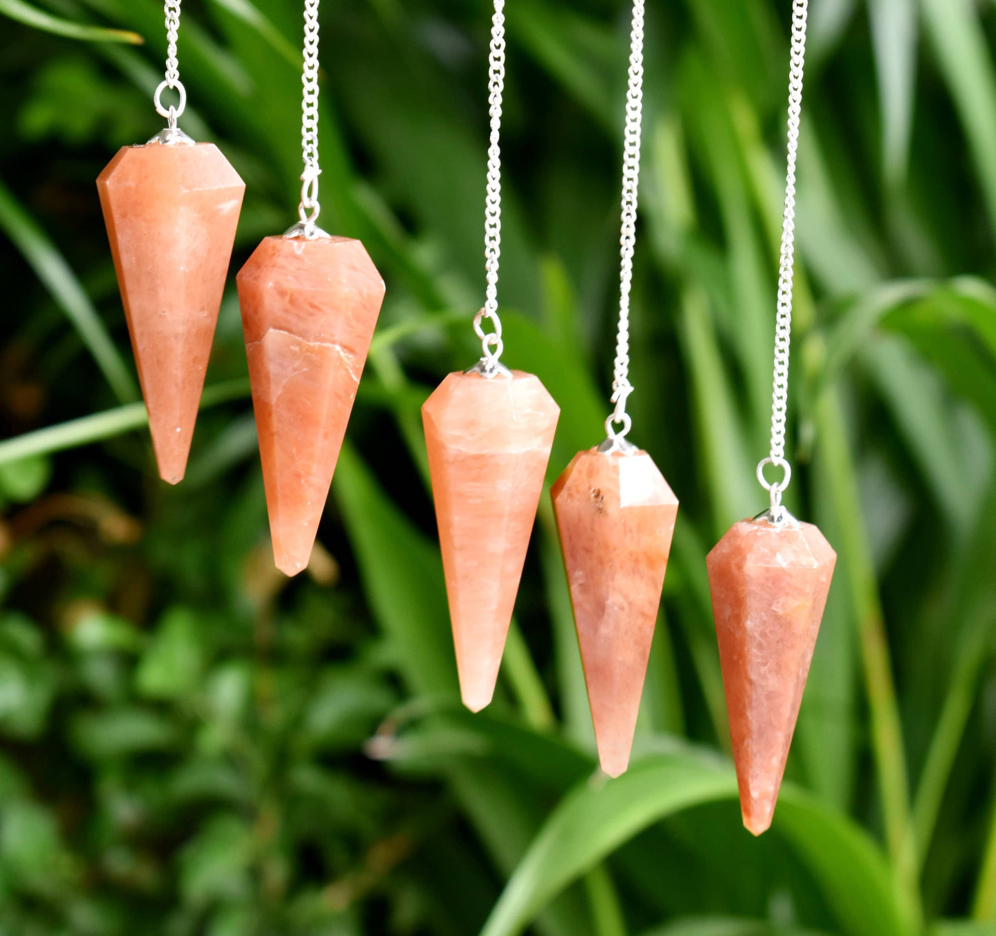 Natural Orange Aventurine Pendulum