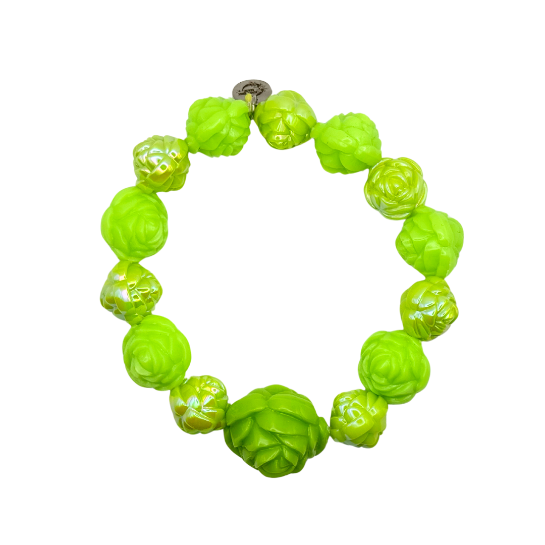 Lime You Deserve Roses Bracelet