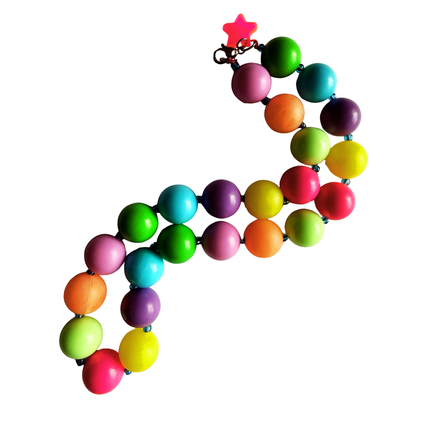 Fruit Salad Bauble Gum Necklace
