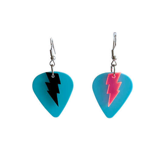 Turquoise Rock Star Earrings