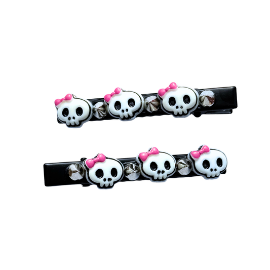 Kawaii Skull Spike Hair Clips
