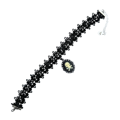 Black Lace Morte Choker Necklace