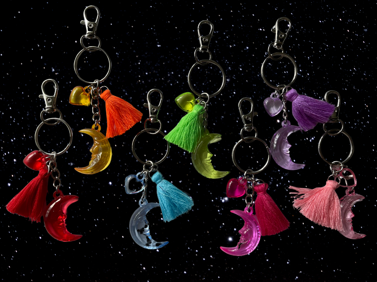 Crescent Moon Bag Charm
