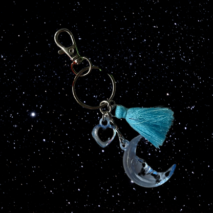 Crescent Moon Bag Charm