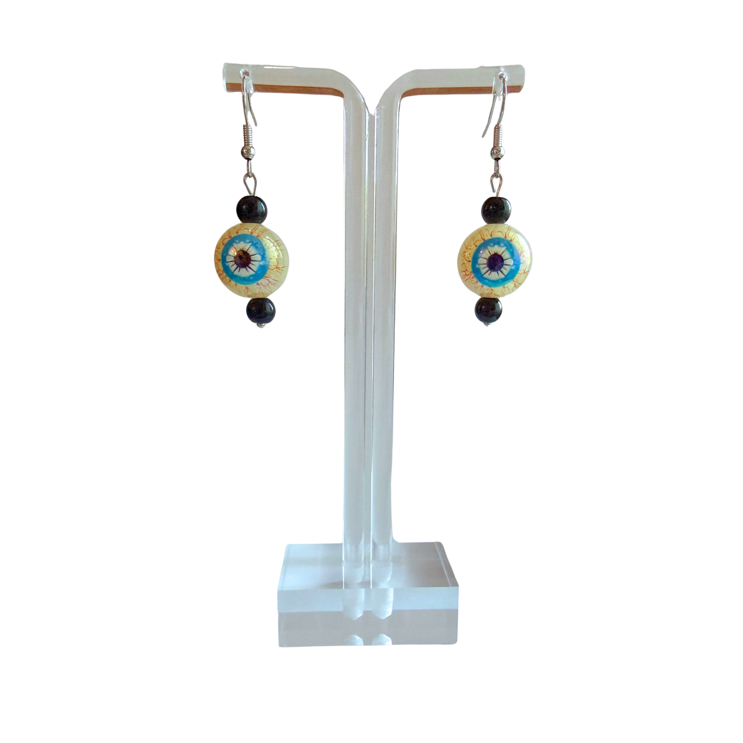 Blue Monster Vision Earrings