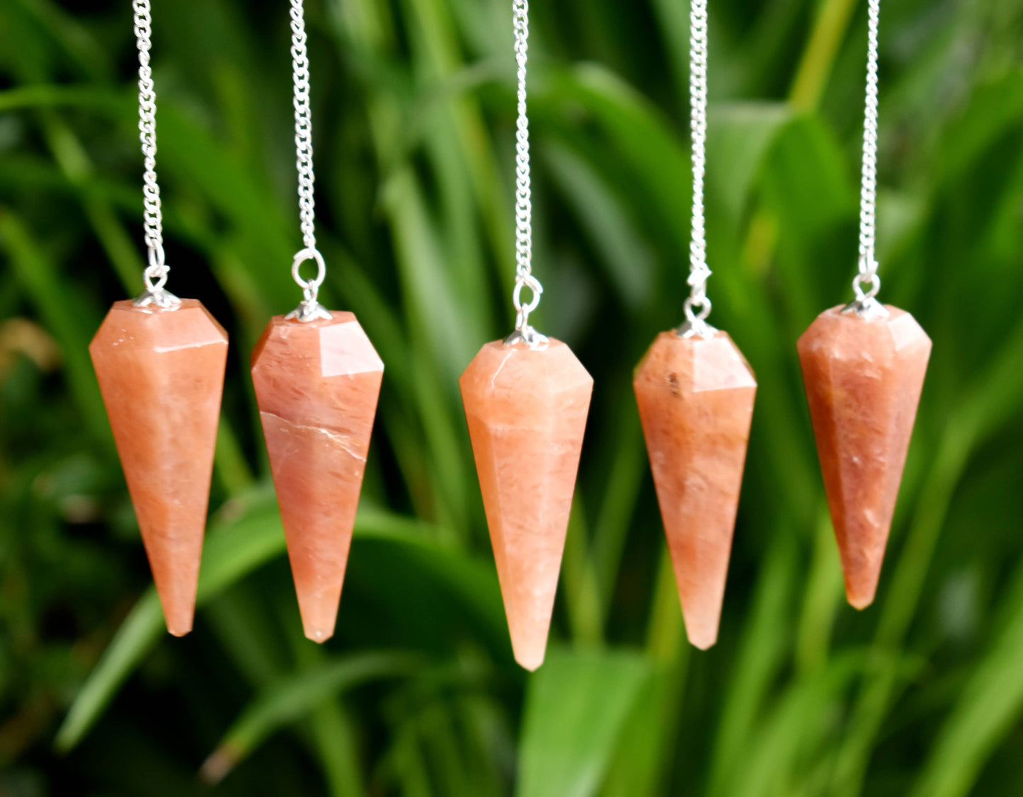 Natural Orange Aventurine Pendulum