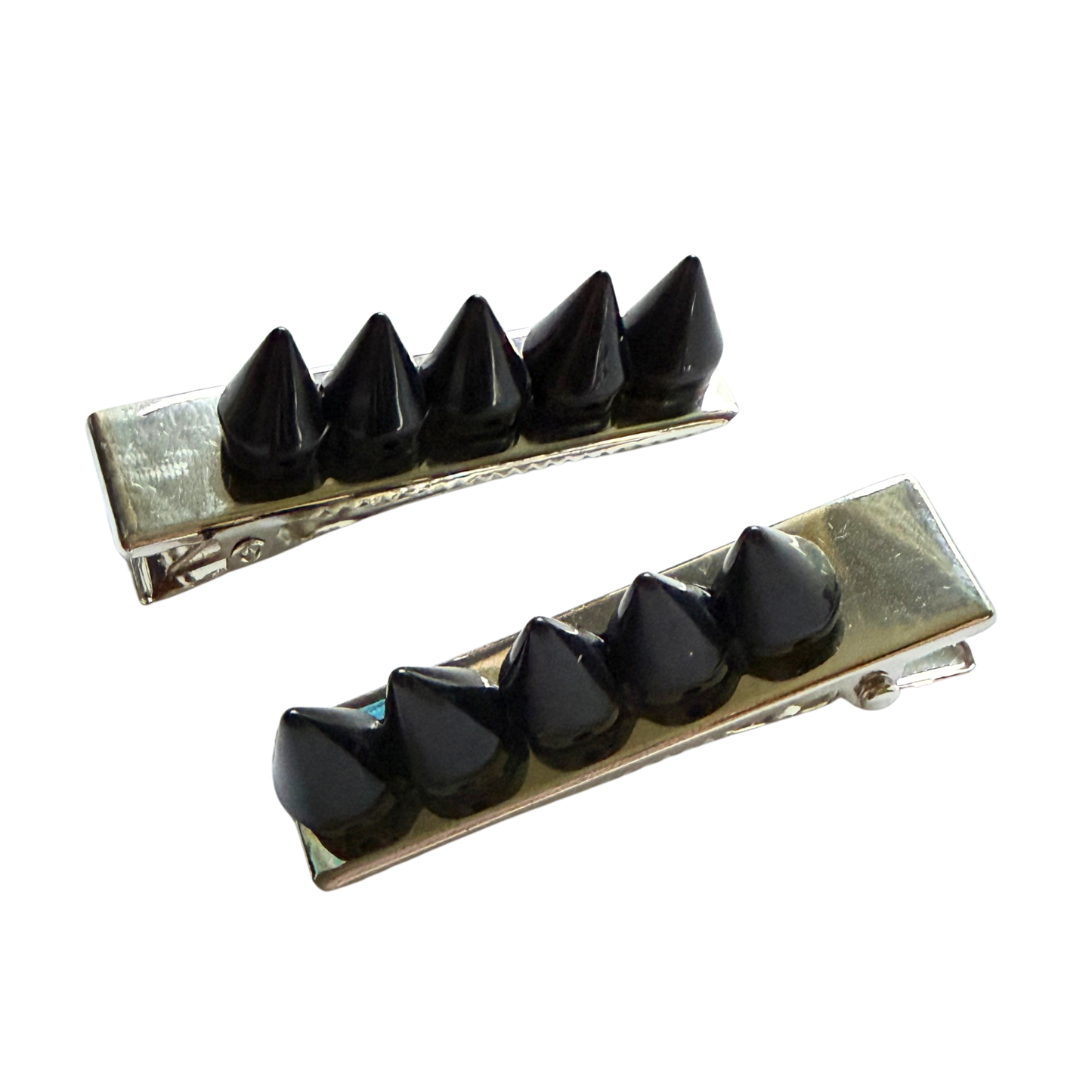 Black Spiked Hair Clips