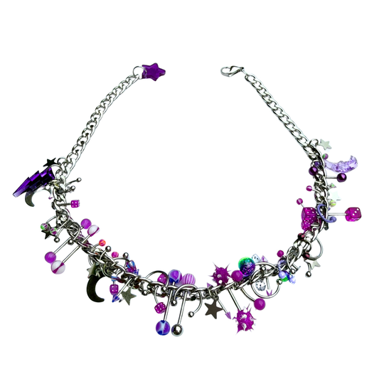Purple Haze Pierced Necklace