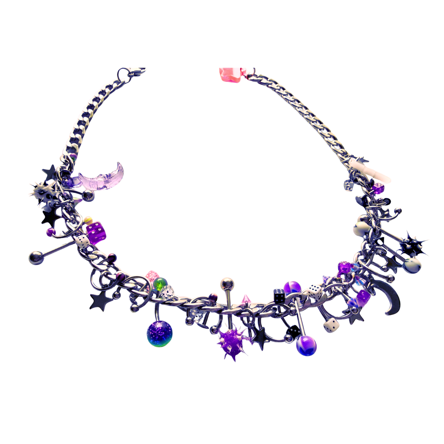 Purple Haze Pierced Necklace