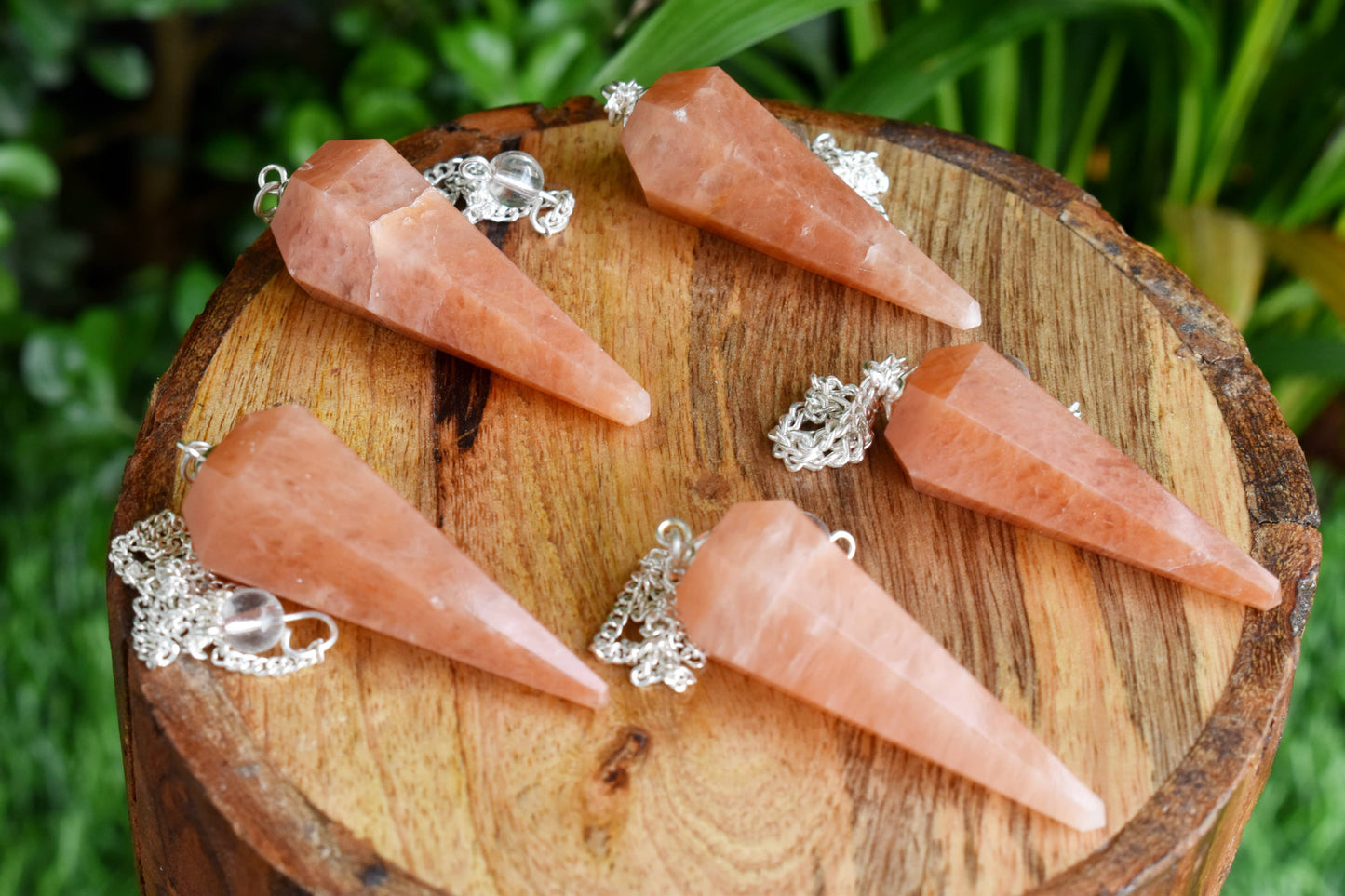 Natural Orange Aventurine Pendulum