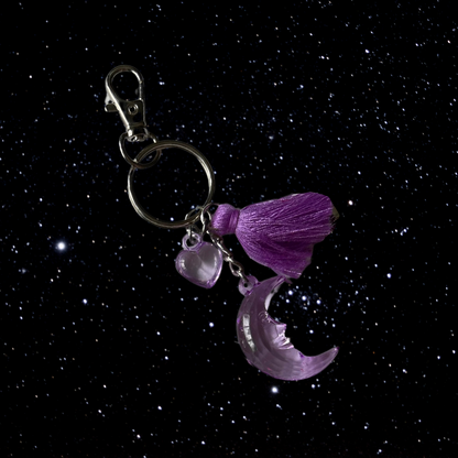 Crescent Moon Bag Charm