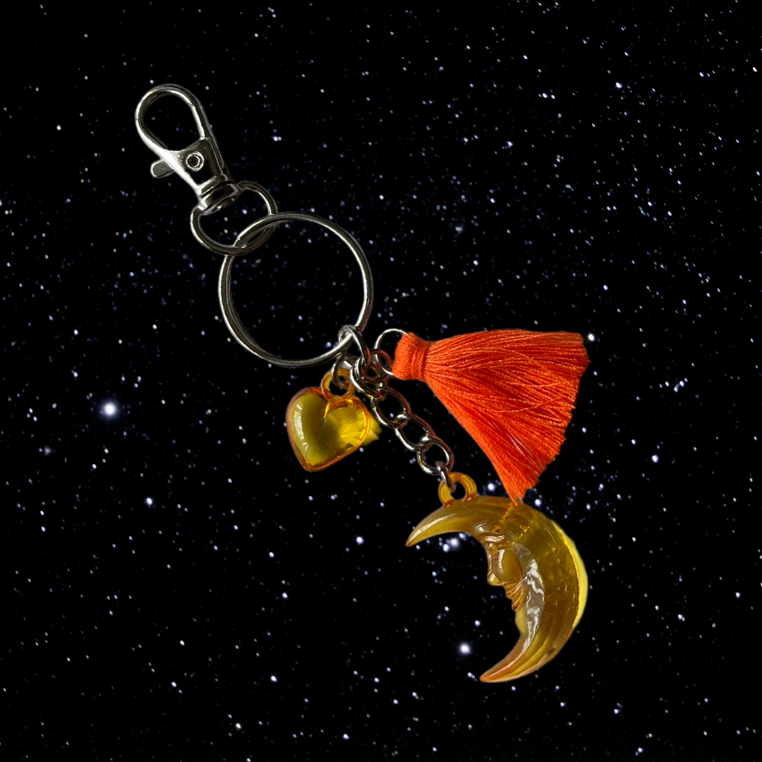 Crescent Moon Bag Charm