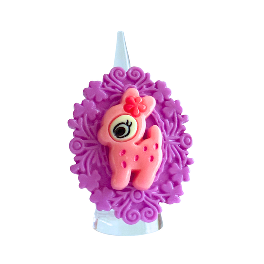 Bubblegum Pink Doe A Deer Cocktail Ring