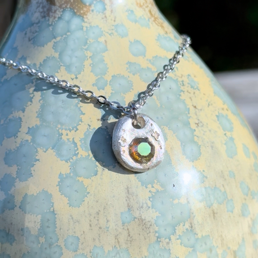 Aurore Boreale Silver Pendant