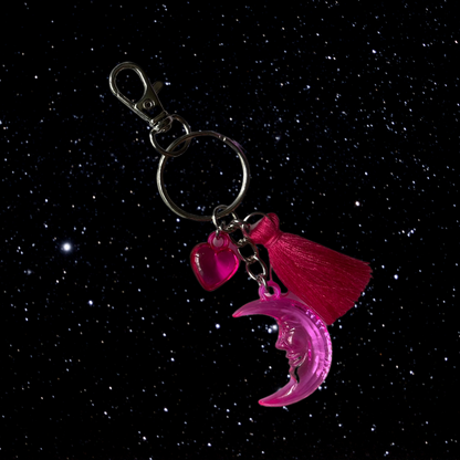 Crescent Moon Bag Charm