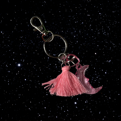 Crescent Moon Bag Charm