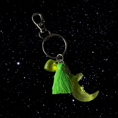 Crescent Moon Bag Charm