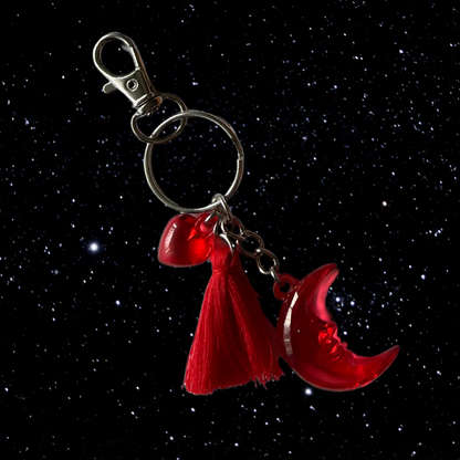 Crescent Moon Bag Charm