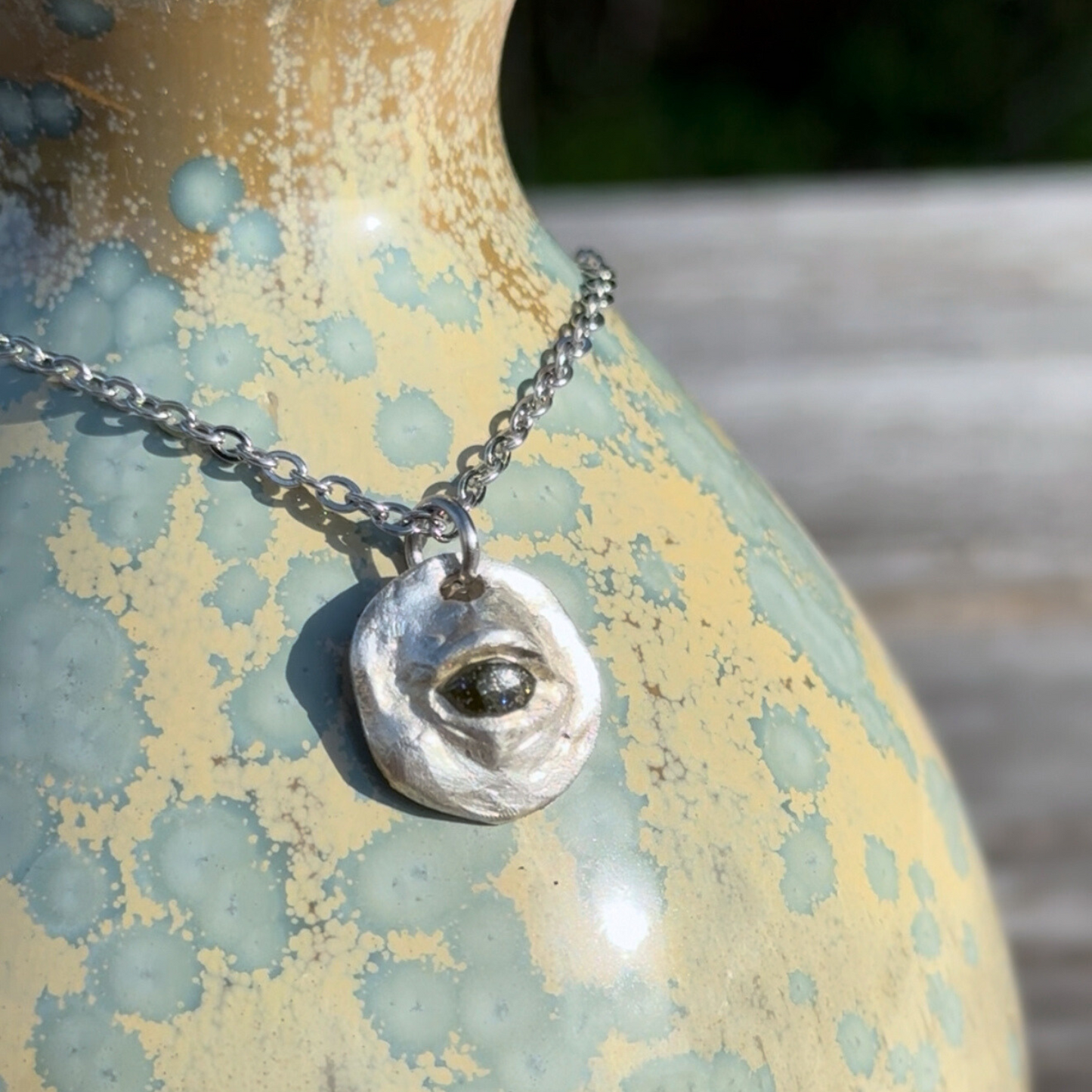 Third Eye Silver Pendant