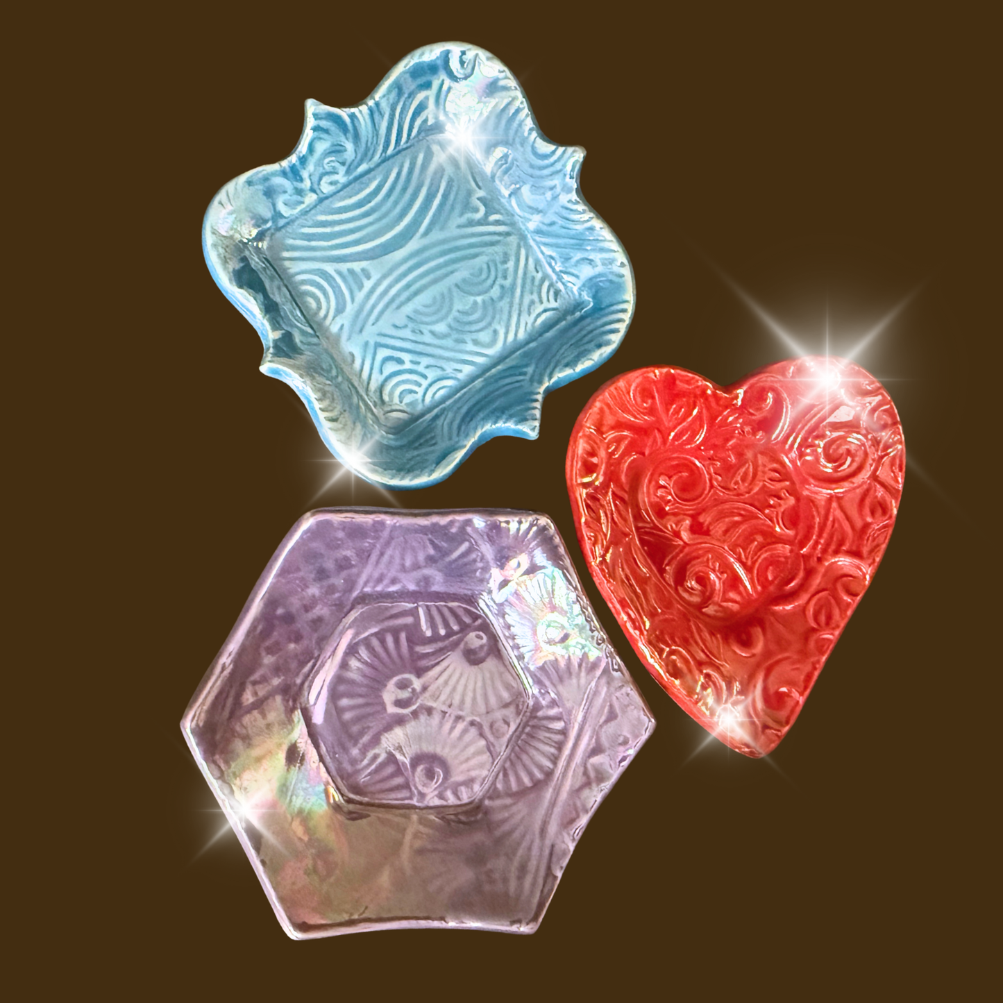 Iridescent Trinket Incense Dish