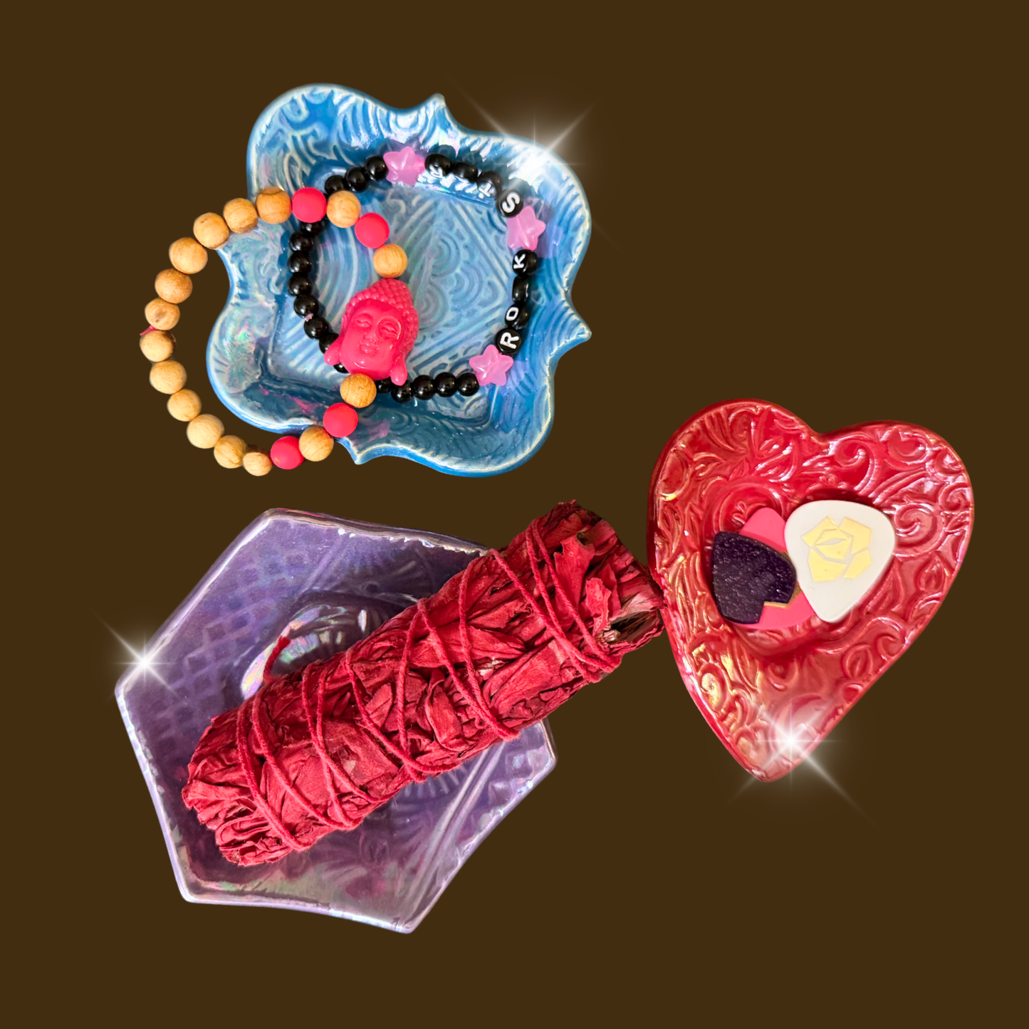 Iridescent Trinket Incense Dish