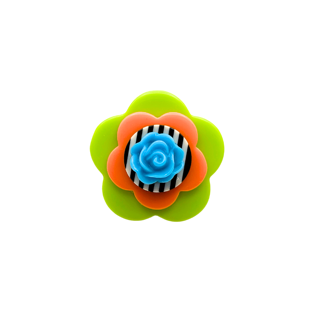 Joker's Flower Cocktail Ring