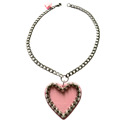 Light Pink Heart of Thorns Necklace