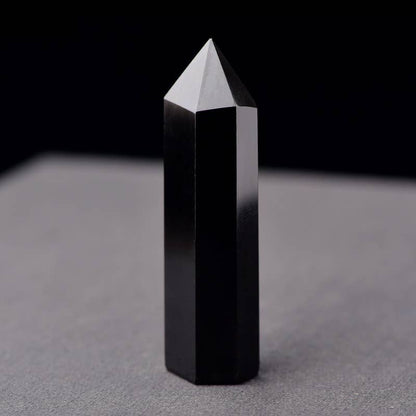 Black Obsidian Crystal Tower Point Generator