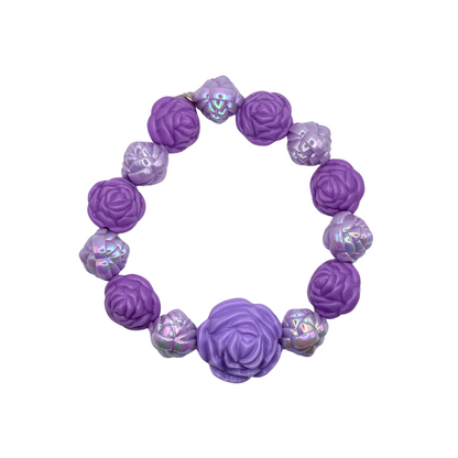 Lavender I Deserve Roses Bracelet
