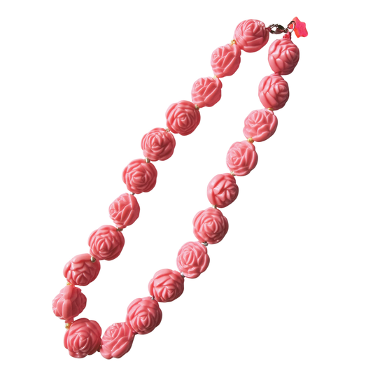 Soft Pink I Deserve Roses Necklace