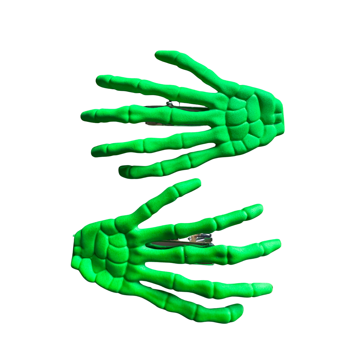 Zombie Skeleton Hair Clips