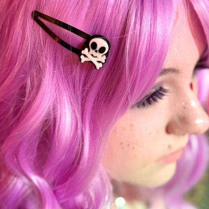 Skullie Hair Clips
