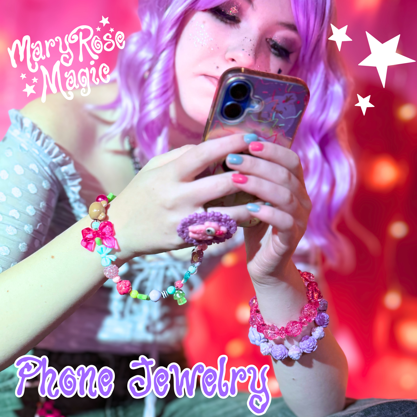 Sour Apple Phone Jewelry